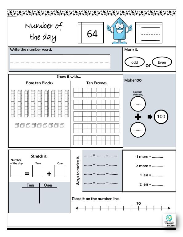 Number of the day two-digit routine cover