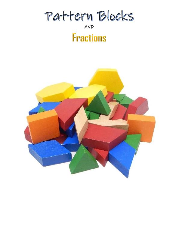 Fractions with pattern blocks learning experience cover
